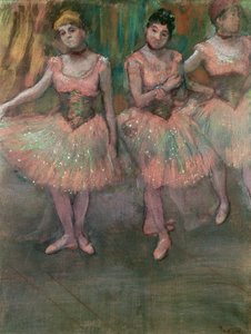 Ballerine con Gonne Color Salmone da Edgar Degas