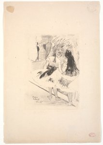 Dietro le quinte da Edgar Degas