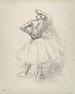 Danseuse debout, le bras droit levé da Edgar Degas