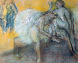 Due ballerine a riposo