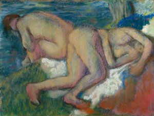 Due donne al bagno
