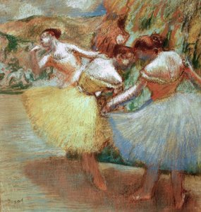 Tre ballerine da Edgar Degas