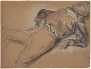 Fantino Caduto (studio per "Scena dalla Corsa a Ostacoli: Il Fantino Caduto")