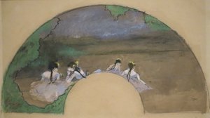 Ventaglio - Ballerine sul palco" di Edgar Degas, Museo Norton Simon da Edgar Degas