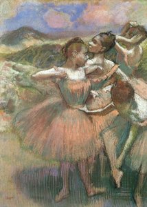 Quattro ballerine sul palco