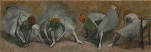 Fregio di ballerini, c. 1895 da Edgar Degas