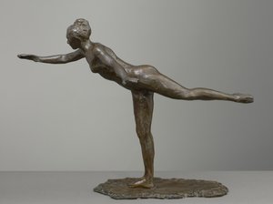 Grande arabesco, seconda volta, modellato c.1880s, fuso 1919-21 da Edgar Degas