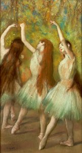 Ballerine Verdi, 1878 da Edgar Degas
