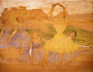 Gruppo di ballerini, c.1895-1897 da Edgar Degas