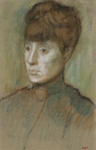 Testa di donna, 1884 da Edgar Degas