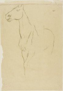 Cavallo girato a tre quarti da Edgar Degas