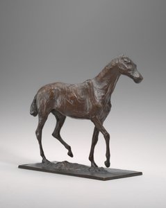 Cavallo che cammina, cera originale probabilmente primi anni 1870, fusione c. 1920-1921