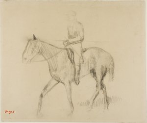 Cavallo e cavaliere da Edgar Degas