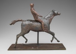 Cavallo e cavaliere, c.1900 da Edgar Degas