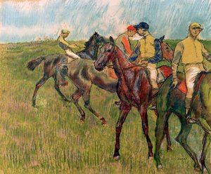 Cavalli con fantini da Edgar Degas