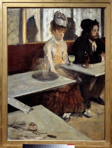In un caffè detto anche "Assenzio" Dipinto di Edgar Degas (1834-1917) 1875-1876. Parigi, Museo d