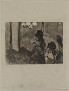 Nel salone, c. 1880 da Edgar Degas