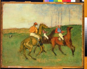 Fantini e cavalli da corsa da Edgar Degas