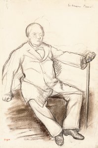 Jules Perrot, studio per Il ballerino Perrot, seduto