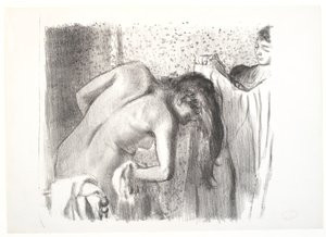 La sortie du bain (grande planche) da Edgar Degas