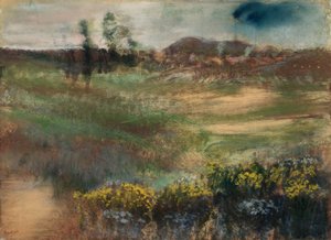 Paesaggio con ciminiere da Edgar Degas