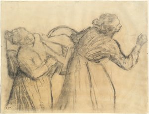 Lavandaia che Porta il Bucato da Edgar Degas