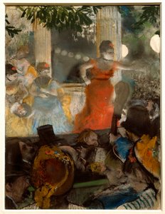 Le café concert, agli ambasciatori. Dipinto a pastello di Edgar Degas, 1876. Lione, Museo delle Belle Arti
