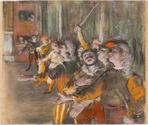 Les Choristes, 1877 da Edgar Degas
