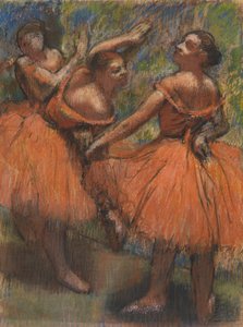Les Jupes Rouge da Edgar Degas
