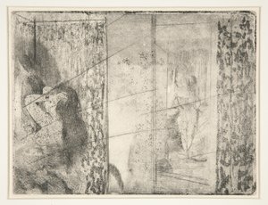 Loges d’Actrices (Camerini delle attrici) da Edgar Degas