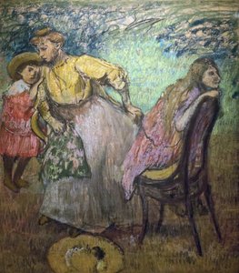 Madame Alexis Rouart e i suoi figli (1905 circa). Edgar Degas (1834-1917). Pastello e carboncino su carta da lucido incollata per intero su cartone. Musee des Beaux-Arts de la Ville de Paris, Petite Palais. da Edgar Degas