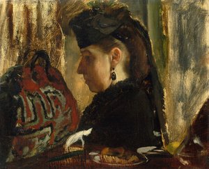 Mademoiselle Marie Dihau da Edgar Degas
