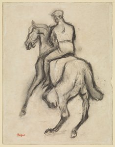 Uomo a cavallo, c.1888 da Edgar Degas