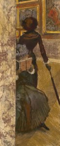 Mary Cassatt al Louvre: La Galleria dei Dipinti, 1885 da Edgar Degas