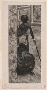 Mary Cassatt nella Galleria dei dipinti del Louvre da Edgar Degas