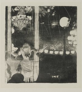 Mlle Becat al Cafe des Ambassadeurs, 1877-78 da Edgar Degas