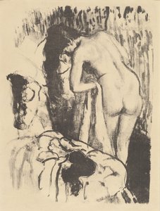 Donna Nuda in Piedi, che si Asciuga, c. 1890