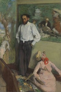 Ritratto di Henri Michel-Lévy da Edgar Degas