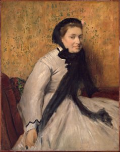 Ritratto di donna in grigio da Edgar Degas
