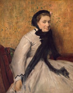 Ritratto di una donna in grigio, ca. 1865 da Edgar Degas