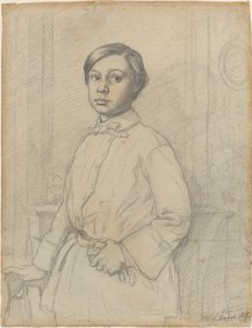 René de Gas [recto], 1855 da Edgar Degas