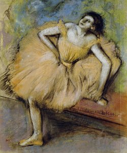 Ballerina seduta, c.1894 da Edgar Degas
