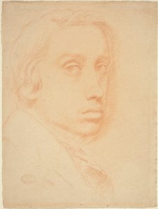Autoritratto, c. 1855 da Edgar Degas