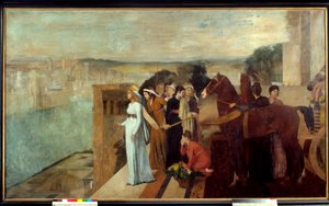 Semiramide costruisce Babilonia da Edgar Degas