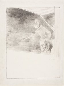 Cantante in un caffè-concerto da Edgar Degas