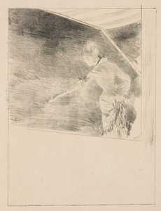Cantante al Caffè-Concerto da Edgar Degas