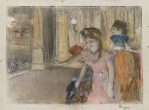 Cantanti sul palco da Edgar Degas
