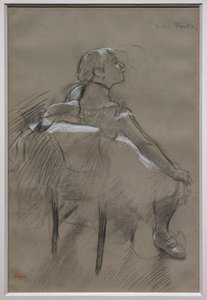 Ballerina seduta (Nelly Frankly) da Edgar Degas