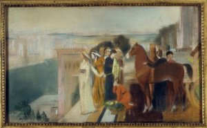 Semiramide costruisce Babilonia da Edgar Degas