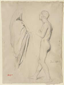 Studio per "Dante e Virgilio" da Edgar Degas